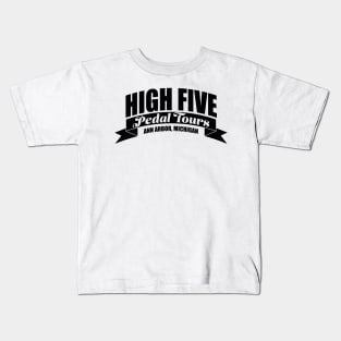 High Five Black Horizontal Kids T-Shirt